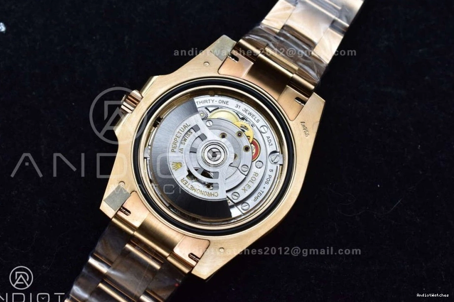 Master Dial 860 Edition CHNR 126715 VR3285 on Gain Gold WellDesigned Black Best RG 1:1 GMT II Factory Bracelet CHS Weight 0413